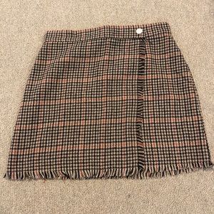 Urban Outfitters plaid wrap skirt